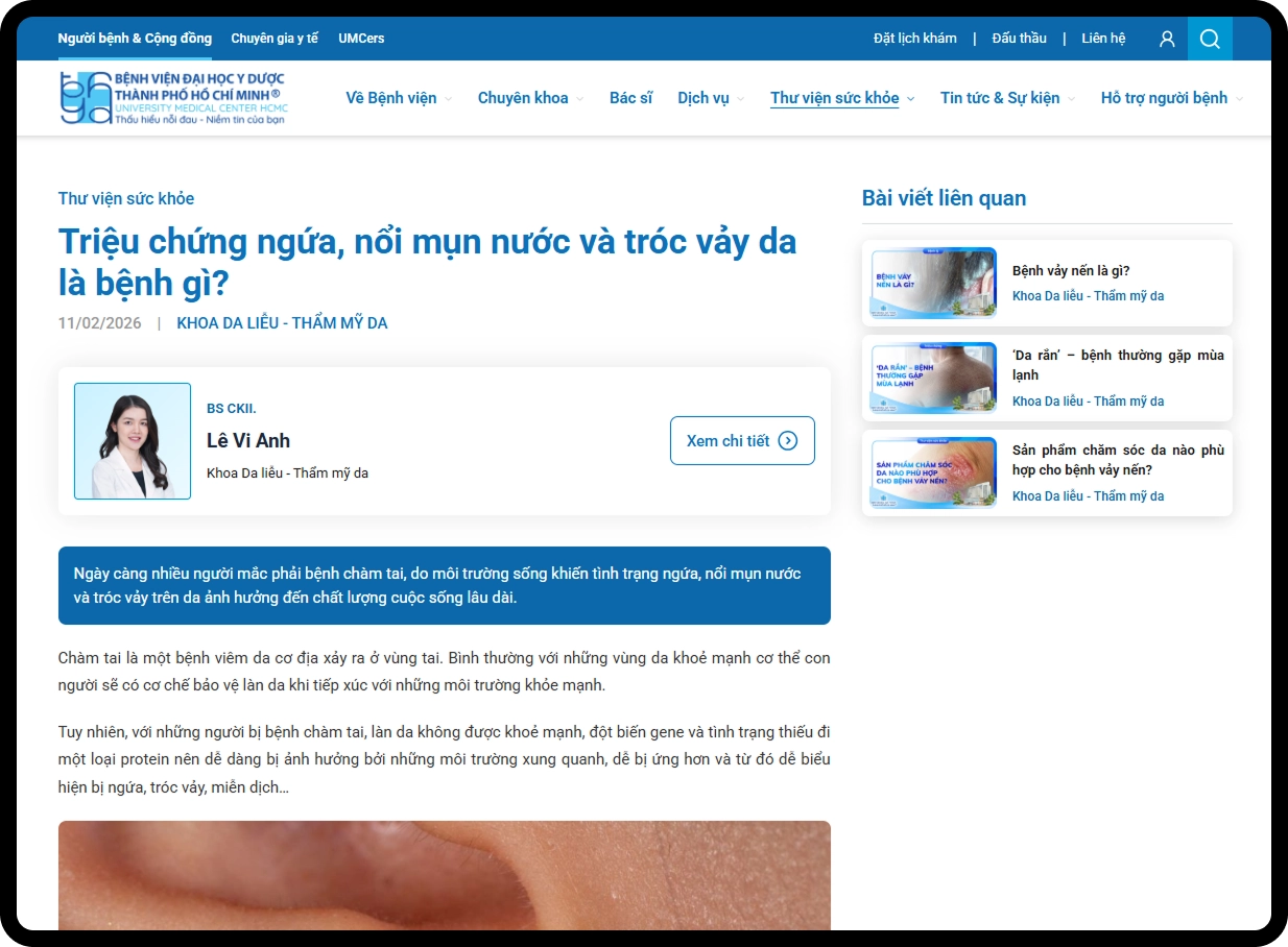 Chi tiết thư viện sức khỏe