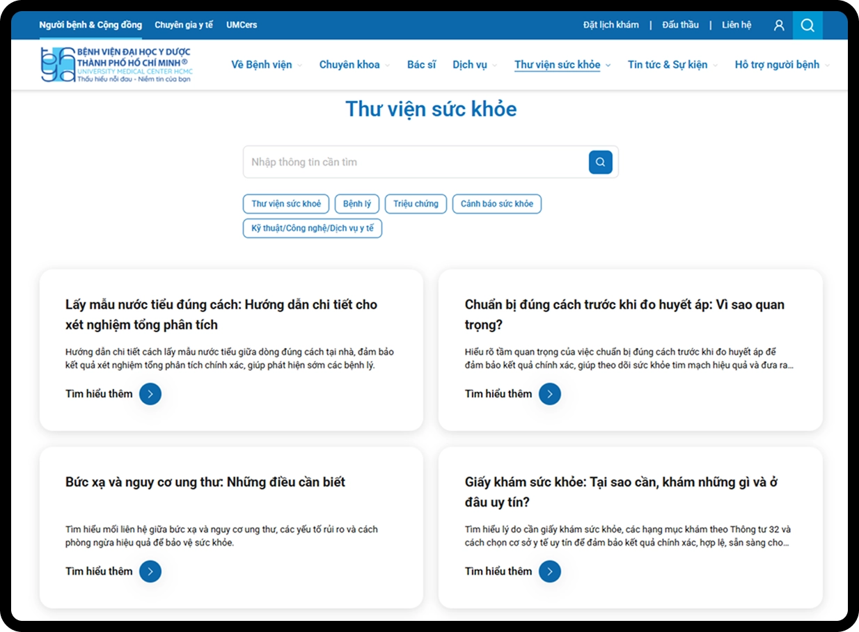 Thư viện sức khỏe