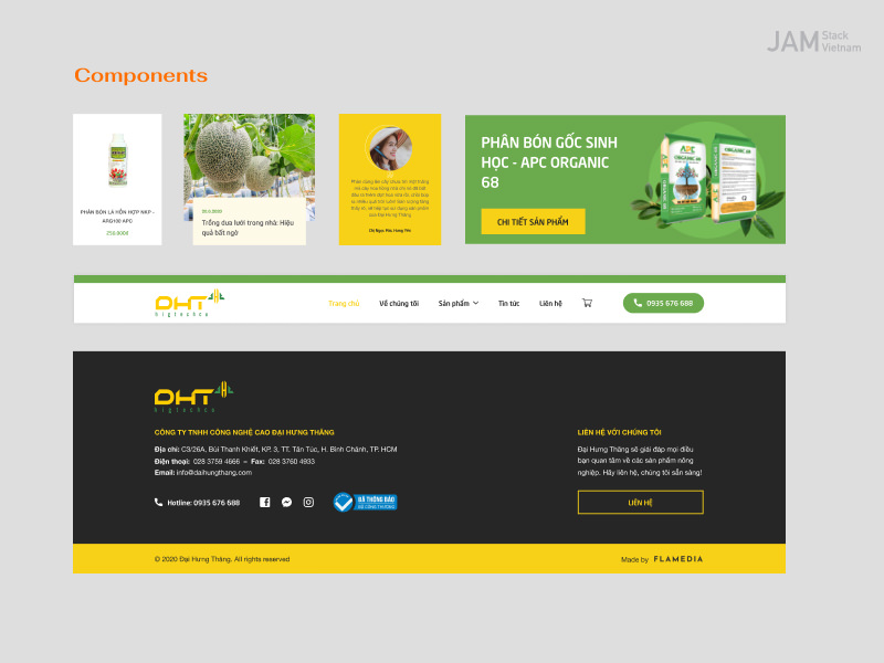Dự &aacute;n Đại Hưng Thăng do JAMstack Vietnam thực hiện