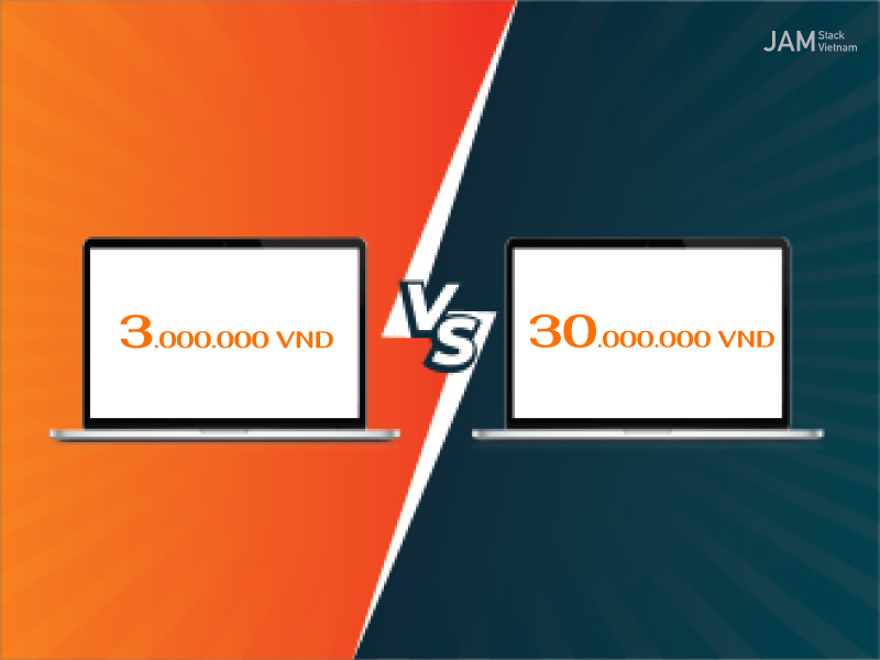 Sự kh&aacute;c nhau giữa website v&agrave;i triệu v&agrave; website v&agrave;i chục triệu