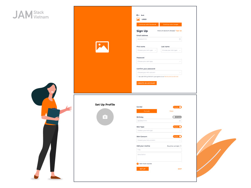 Mi-fi wireframe vẫn là bản thảo đơn sắc, không có hình ảnh và kiểu font