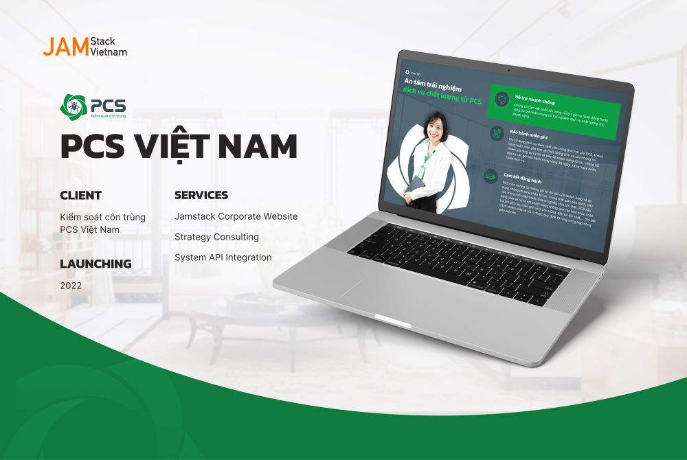 Dự &aacute;n ph&aacute;t triển website cho PCS Việt Nam - c&ocirc;ng ty cung cấp dịch vụ kiểm so&aacute;t c&ocirc;n tr&ugrave;ng