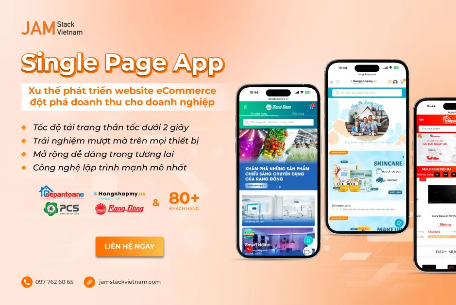 Single Page App - Xu hướng ph&aacute;t triển website được hầu hết c&aacute;c doanh nghiệp tin chọn hiện nay