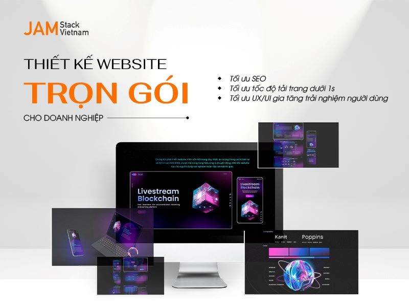 Dịch vụ ph&aacute;t triển website trọn g&oacute;i của JAMstack Vietnam