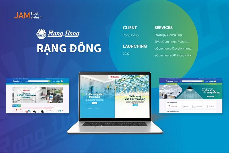 Ứng dụng giải ph&aacute;p website thương mại điện tử với c&ocirc;ng nghệ SPA trong dự &aacute;n Rạng Đ&ocirc;ng Store