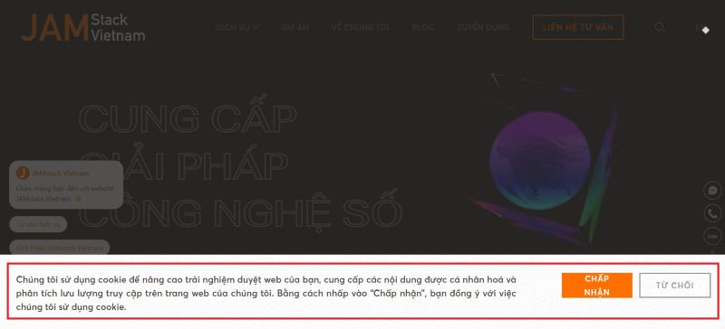 Website JAMstack Vietnam cập nhật t&iacute;nh năng cho ph&eacute;p người d&ugrave;ng chủ động trong việc bảo vệ th&ocirc;ng tin c&aacute; nh&acirc;n