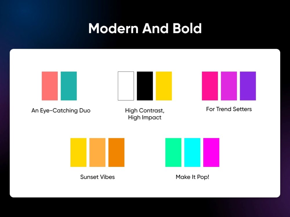 Bold color choices l&agrave; xu hướng thiết kế UX UI mới nhất gi&uacute;p website thu h&uacute;t người d&ugrave;ng hiệu quả