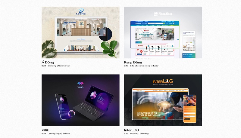 Những dự &aacute;n website m&agrave; c&ocirc;ng ty JAMstack Việt Nam đ&atilde; ho&agrave;n thiện