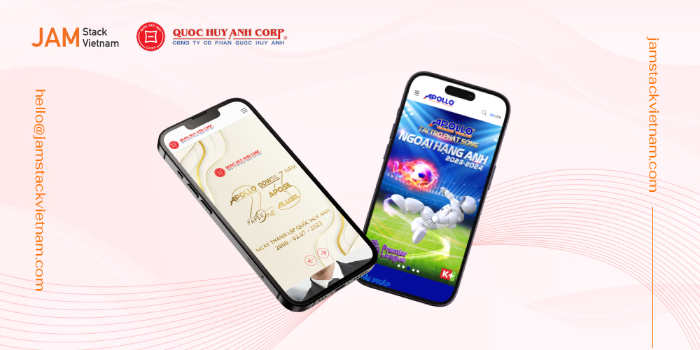 Hệ thống website chuẩn chỉnh cho Quốc Huy Anh Corp