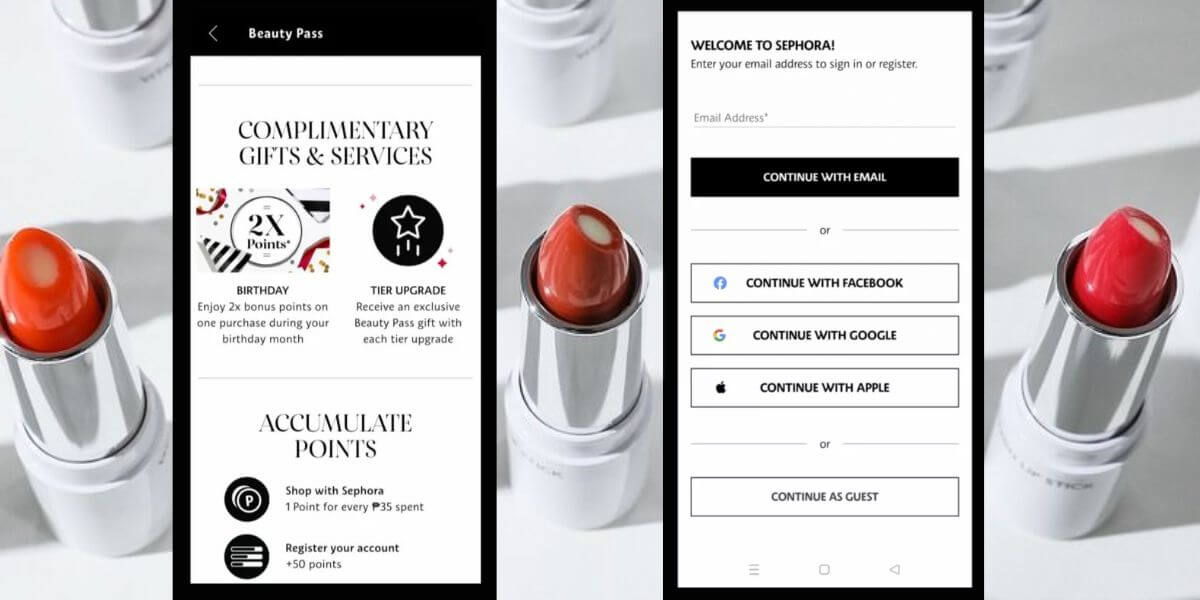 Sephora l&agrave; một v&iacute; dụ khi họ c&oacute; cả điểm kh&aacute;ch h&agrave;ng th&acirc;n thiết v&agrave;o ng&agrave;y sinh nhật của bạn v&agrave; khi kh&aacute;ch thanh to&aacute;n.