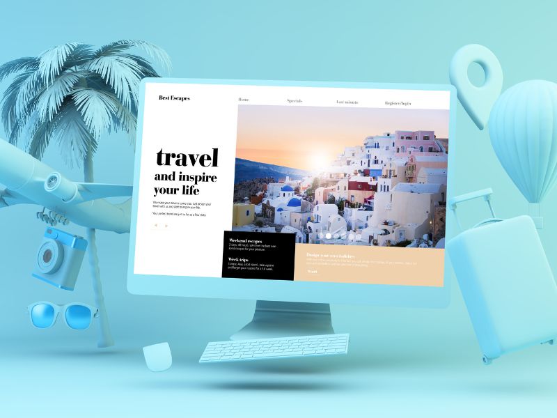 Những yếu tố kh&ocirc;ng thể thiếu khi thiết kế website du lịch