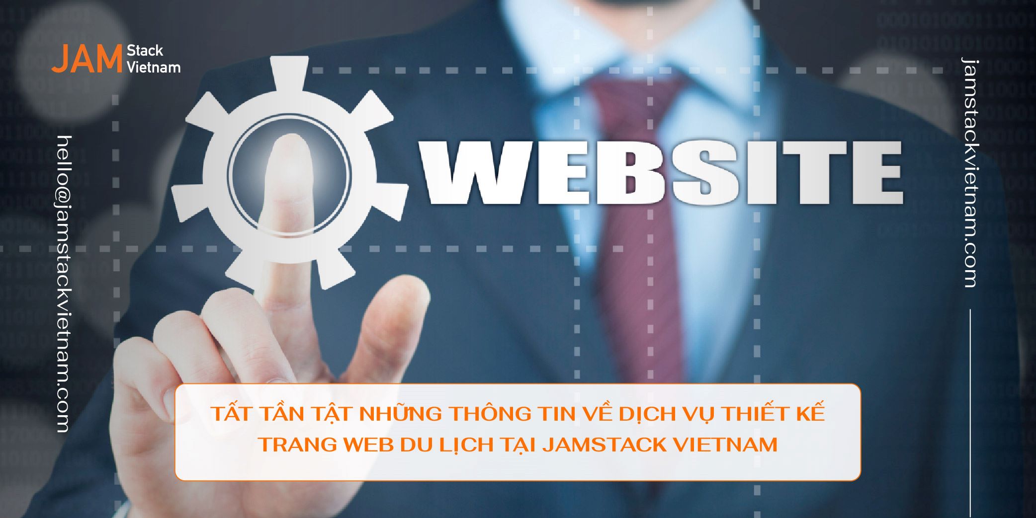 Thiết kế trang web du lịch sáng tạo và ấn tượng cùng JAMstack Vietnam