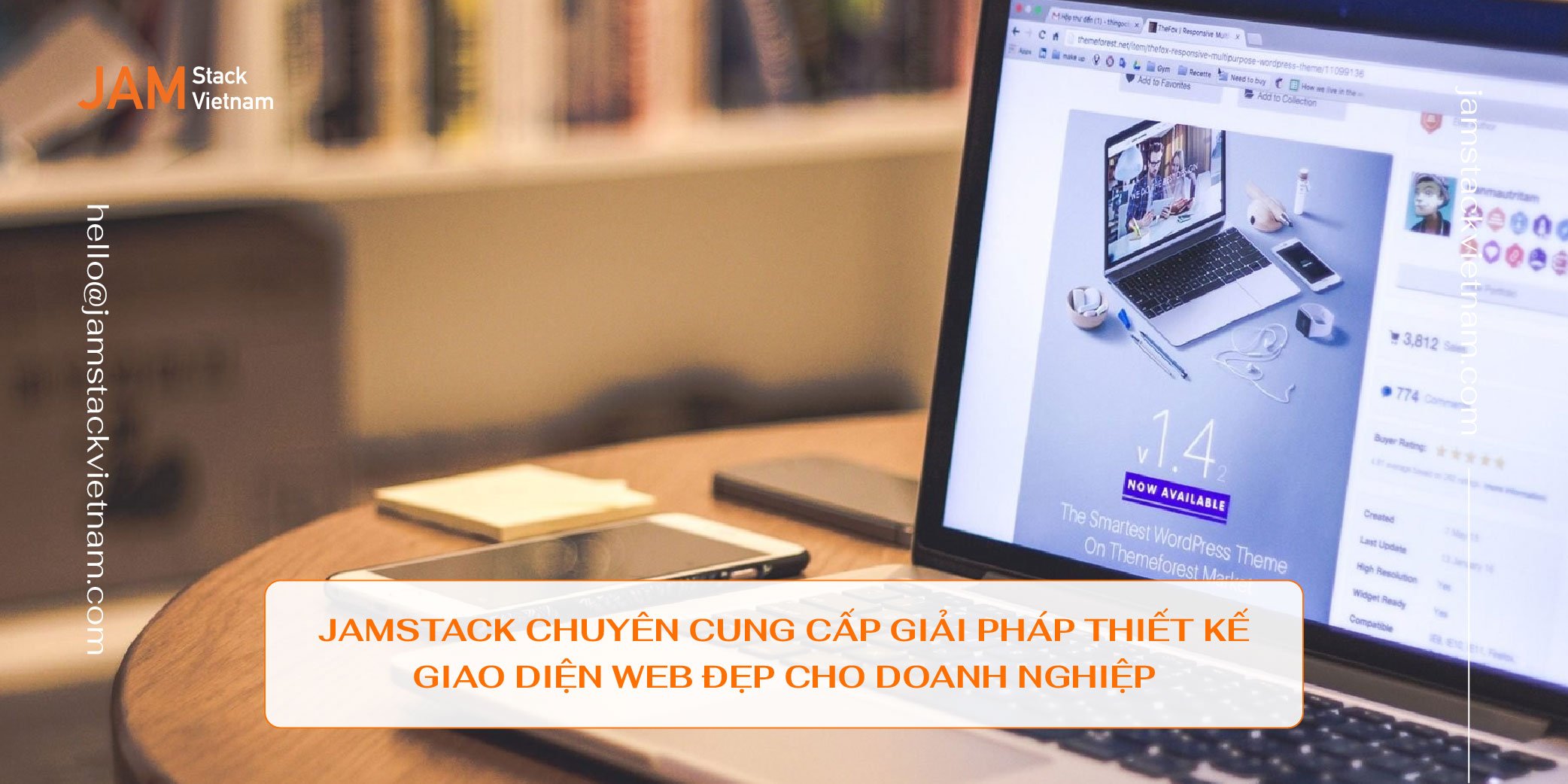JAMstack Vietnam - Đơn vị cung cấp giải pháp thiết kế giao diện web đẹp và độc nhất