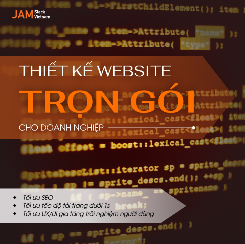 JAMstack Vietnam dẫn đầu trong việc sử dụng kiến tr&uacute;c Jamstack để x&acirc;y dựng website chuy&ecirc;n nghiệp