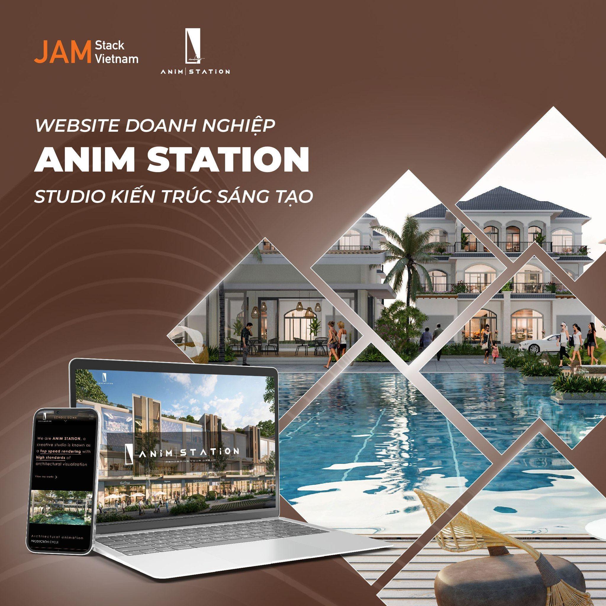 C&ugrave;ng JAMstack Vietnam thiết kế giao diện website chuy&ecirc;n nghiệp