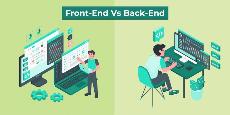 Sự kết hợp giữa font end v&agrave; back end v&ocirc; c&ugrave;ng quan trọng khi thiết kế giao diện website
